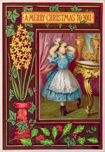 Tarjeta de Navidad Victoriana de English School
